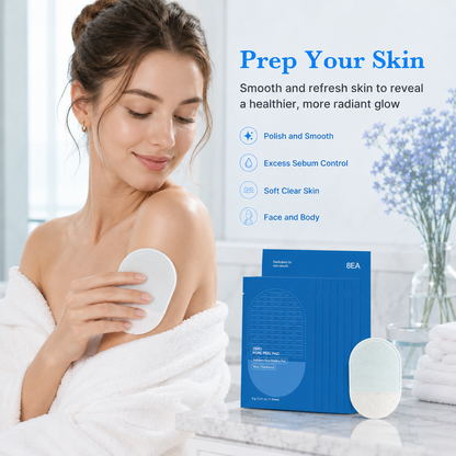 🔥Last Day 50% OFF❤️ Body Exfoliating Scrub Pads For Bumpy Flaky Skin 8 Pack