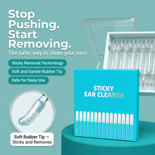 🔥Last Day 70% OFF 💦Sticky Ear Cleaning Sticks – Gentle, Visible Ear Care